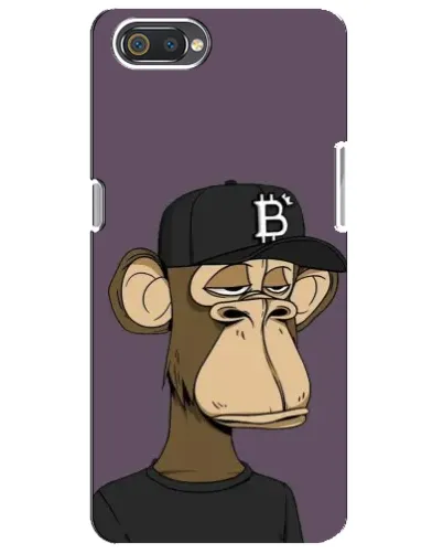 Чехол для Realme C2 с картинкой «Bored Ape в кепке»