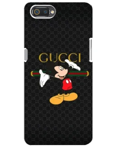 Чехол для Realme C2 с картинкой «Микки Маус Gucci»