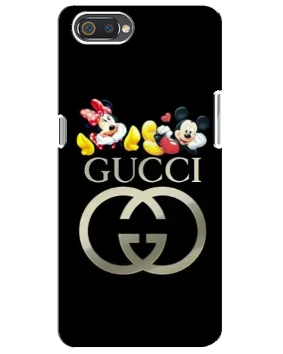 Чехол для Realme C2 с картинкой «Gucci — герои Disney»