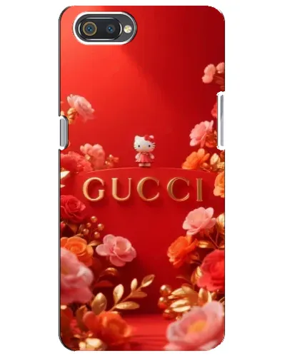Чехол для Realme C2 с картинкой «Gucci — золотой сад»