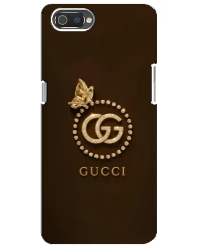 Чехол для Realme C2 с картинкой «Gucci — золотая бабочка»