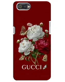 Чехол для Realme C2 с картинкой «Gucci —  сад»