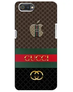 Чехол для Realme C2 с картинкой «Gucci — брендированный десерт»
