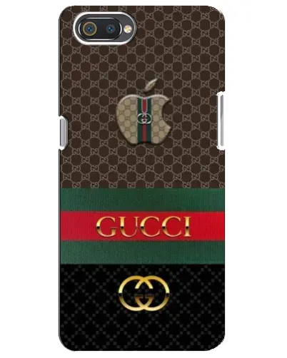 Чехол для Realme C2 с картинкой «Gucci — брендированный десерт»