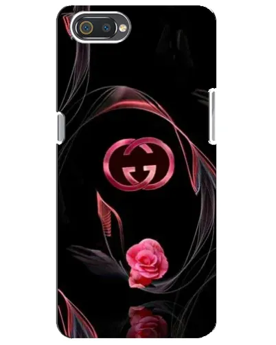 Чехол для Realme C2 с картинкой «Gucci — неоновая роза»