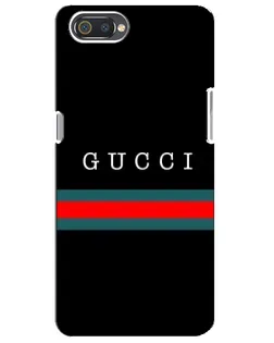 Чехол для Realme C2 с картинкой «Gucci — красный пояс»