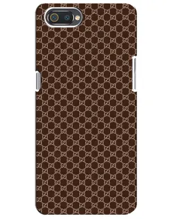 Чохол для Realme C2 з картинкою «Gucci — шоколадна сітка»
