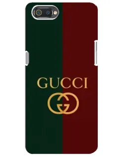 Чохол для Realme C2 з картинкою «Gucci — темно-зелений градієнт»