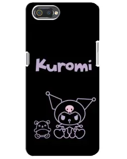 Чехол для Realme C2 с картинкой «Kuromi — черный минимализм» Чехол для Realme C2 с картинкой «Kuromi — черный минимализм»