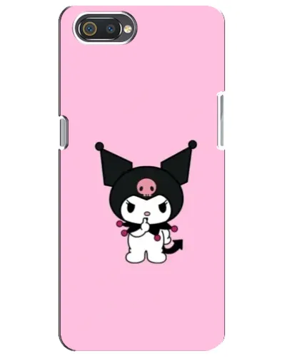 Чехол для Realme C2 с картинкой «Kuromi — розовая нежность»