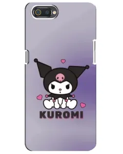 Чохол для Realme C2 з картинкою «Kuromi — фіолетовий арт»