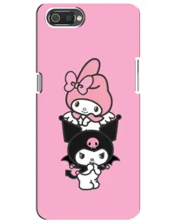 Чохол для Realme C2 з картинкою «My Melody та Kuromi»