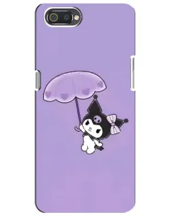 Чохол для Realme C2 з картинкою «Kuromi з парасолькою»