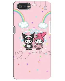 Чохол для Realme C2 з картинкою «My Melody та Kuromi»