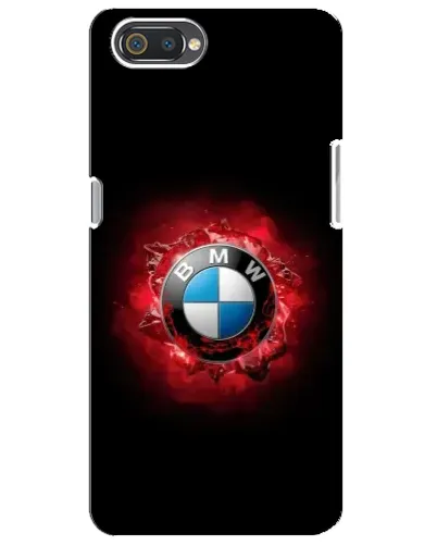 Чехол для Realme C2 с картинкой «Логотип BMW — вспышка»