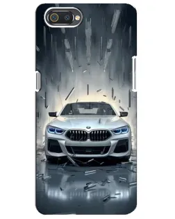 Чехол для Realme C2 с картинкой «BMW в свете фар»