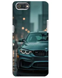 Чехол для Realme C2 с картинкой «BMW в огнях города»