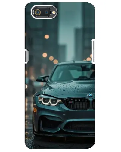 Чехол для Realme C2 с картинкой «BMW в огнях города»