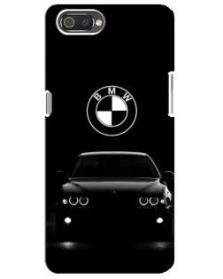 Чехол для Realme C2 с картинкой «BMW — взгляд из темноты»