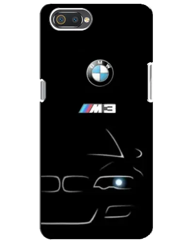 Чехол для Realme C2 с картинкой «Минималистичный принт BMW M3»