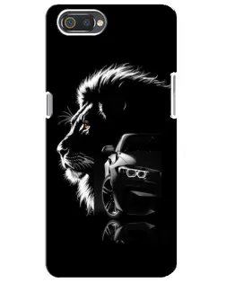 Чехол для Realme C2 с картинкой «BMW и лев»