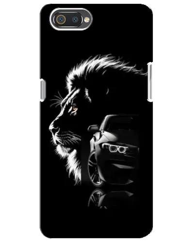 Чехол для Realme C2 с картинкой «BMW и лев»