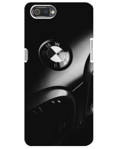Чехол для Realme C2 с картинкой «Эмблема BMW — макро»
