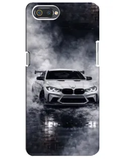 Чехол для Realme C2 с картинкой «BMW сквозь туман»