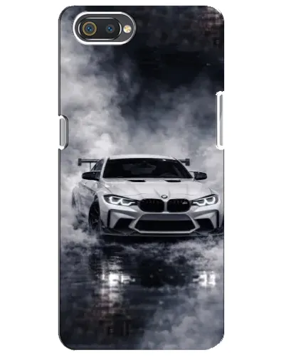 Чехол для Realme C2 с картинкой «BMW сквозь туман»