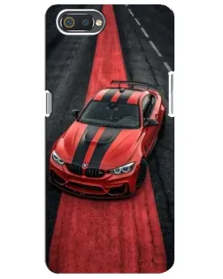Чехол для Realme C2 с картинкой «BMW на красной дорожке»