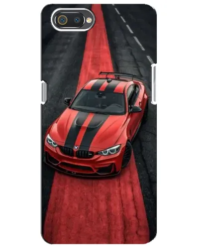 Чехол для Realme C2 с картинкой «BMW на красной дорожке»