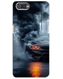 Чехол для Realme C2 с картинкой «BMW M-Power — абстракция»