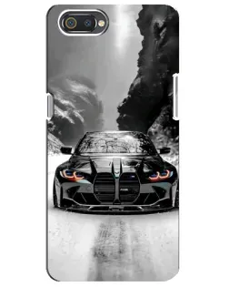 Чехол для Realme C2 с картинкой «BMW — акварельный дрифт»