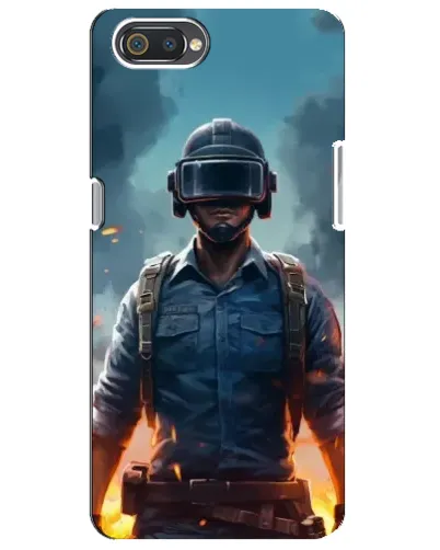 Чохол для Realme C2 з картинкою «PUBG — реалістичний герой»