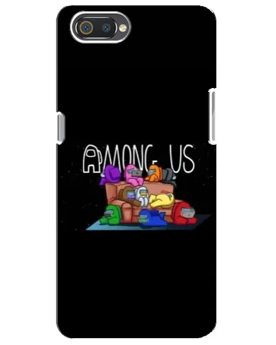 Чохол для Realme C2 з картинкою «Логотип Among Us»