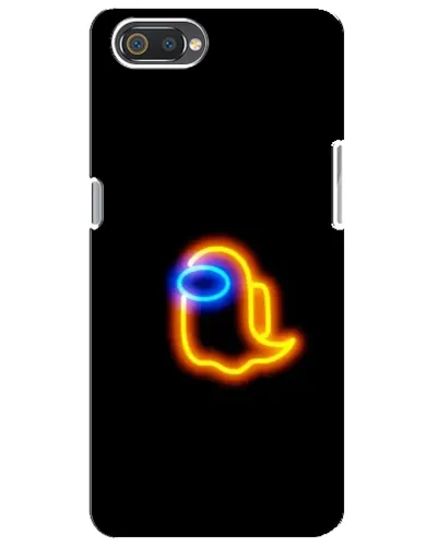 Чохол для Realme C2 з картинкою «Among Us неонове сяйво»