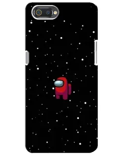 Чохол для Realme C2 з картинкою «Червоний Among Us»