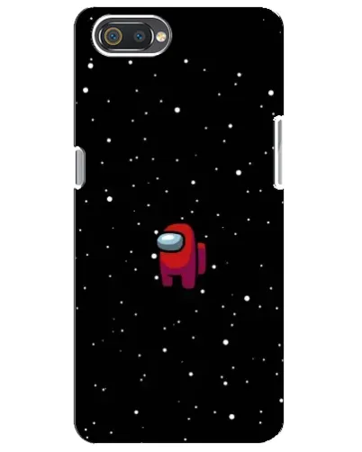 Чохол для Realme C2 з картинкою «Червоний Among Us»