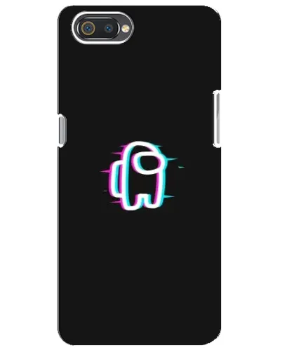 Чохол для Realme C2 з картинкою «Among Us неон»