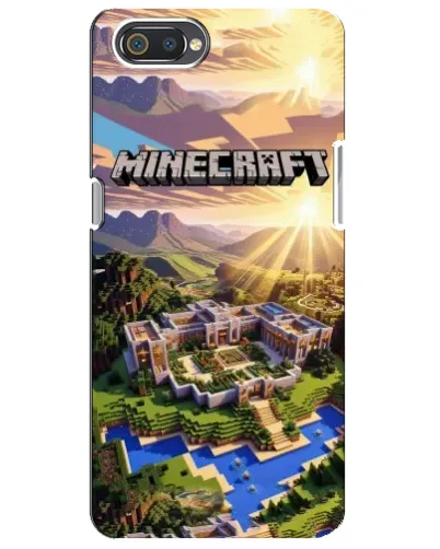 Чехол для Realme C2 с картинкой «Minecraft панорама»