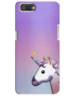 Чехол для Realme C2 с картинкой «Единорог градиент» Чехол для Realme C2 с картинкой «Единорог градиент»