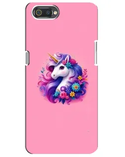 Чехол для Realme C2 с картинкой «Сказочный единорог»