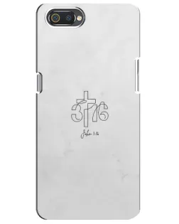 Чохол для Realme C2 з картинкою «Івана 3:16 Хрест» Чохол для Realme C2 з картинкою «Івана 3:16 Хрест»