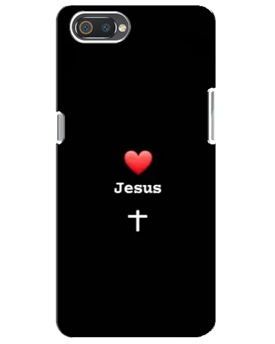 Чохол для Realme C2 з картинкою «Серце - Jesus»