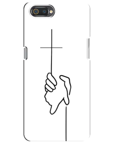Чохол для Realme C2 з картинкою «Рука тримає»