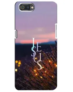 Чехол для Realme C2 с картинкой «Свет Божий ночью»