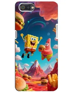 Чехол для Realme C2 с картинкой «Космический фастфуд» Чехол для Realme C2 с картинкой «Космический фастфуд»