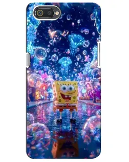 Чехол для Realme C2 с картинкой «Неоновый океан»