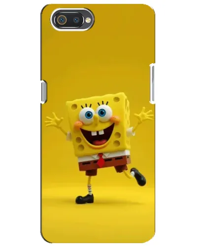 Чехол для Realme C2 с картинкой «Позитивный Губка Боб»