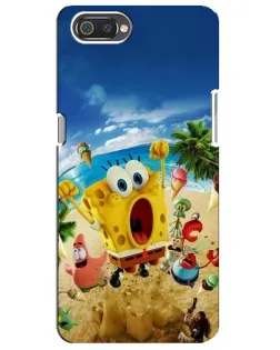 Чехол для Realme C2 с картинкой «Развлечения на пляже»